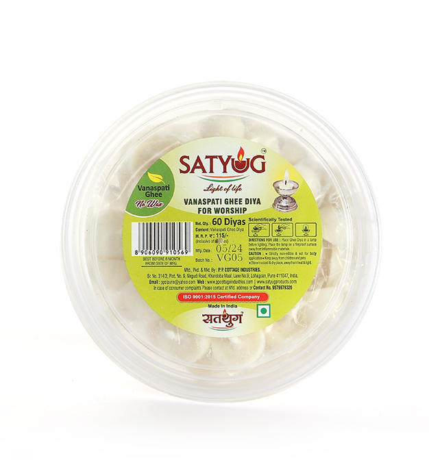 Vanaspati Ghee Diya (pack of 60)